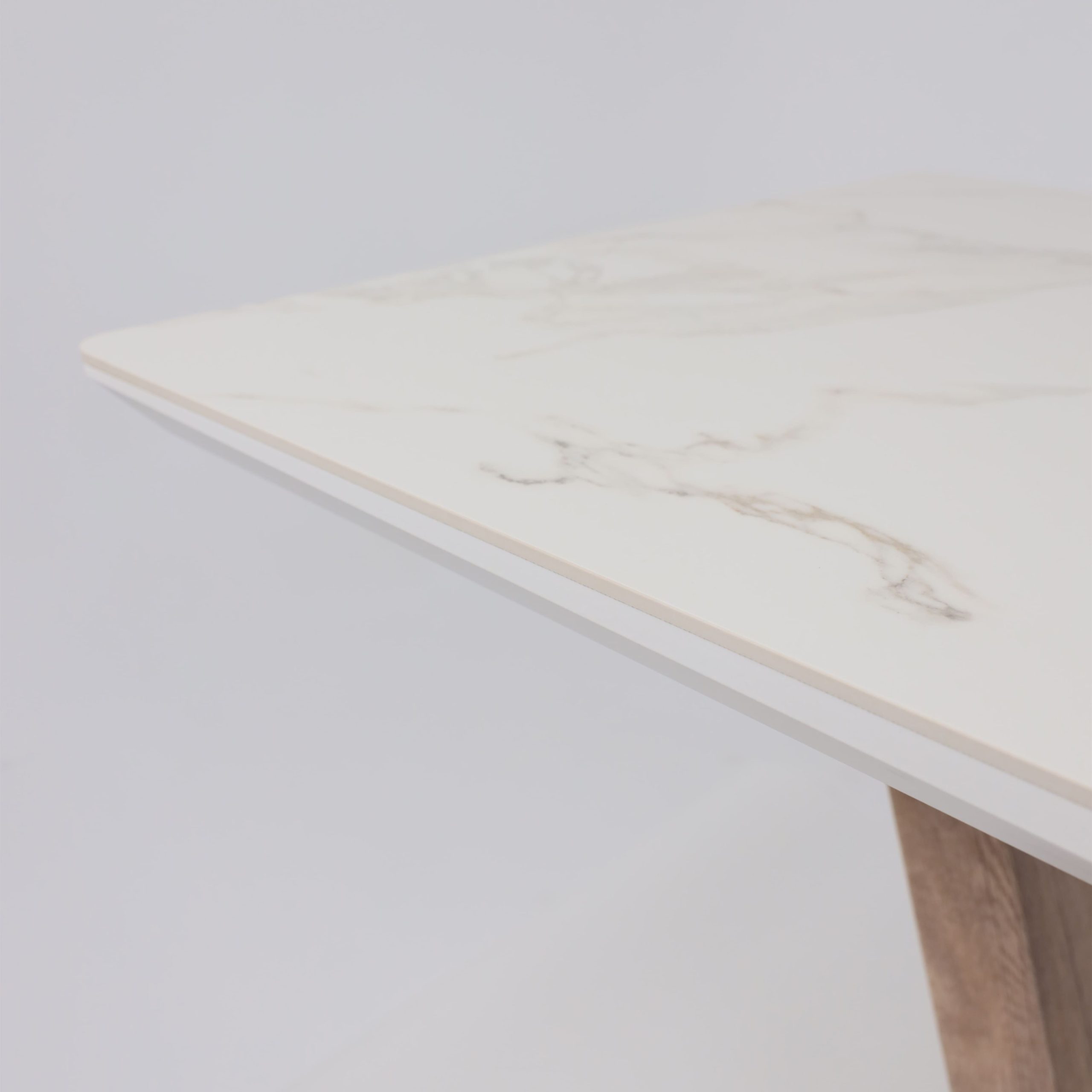 Стол ТОРОНТО, керамика 0 кат. 1400(1715)*800, Камень белый Greys white/Ель умбра