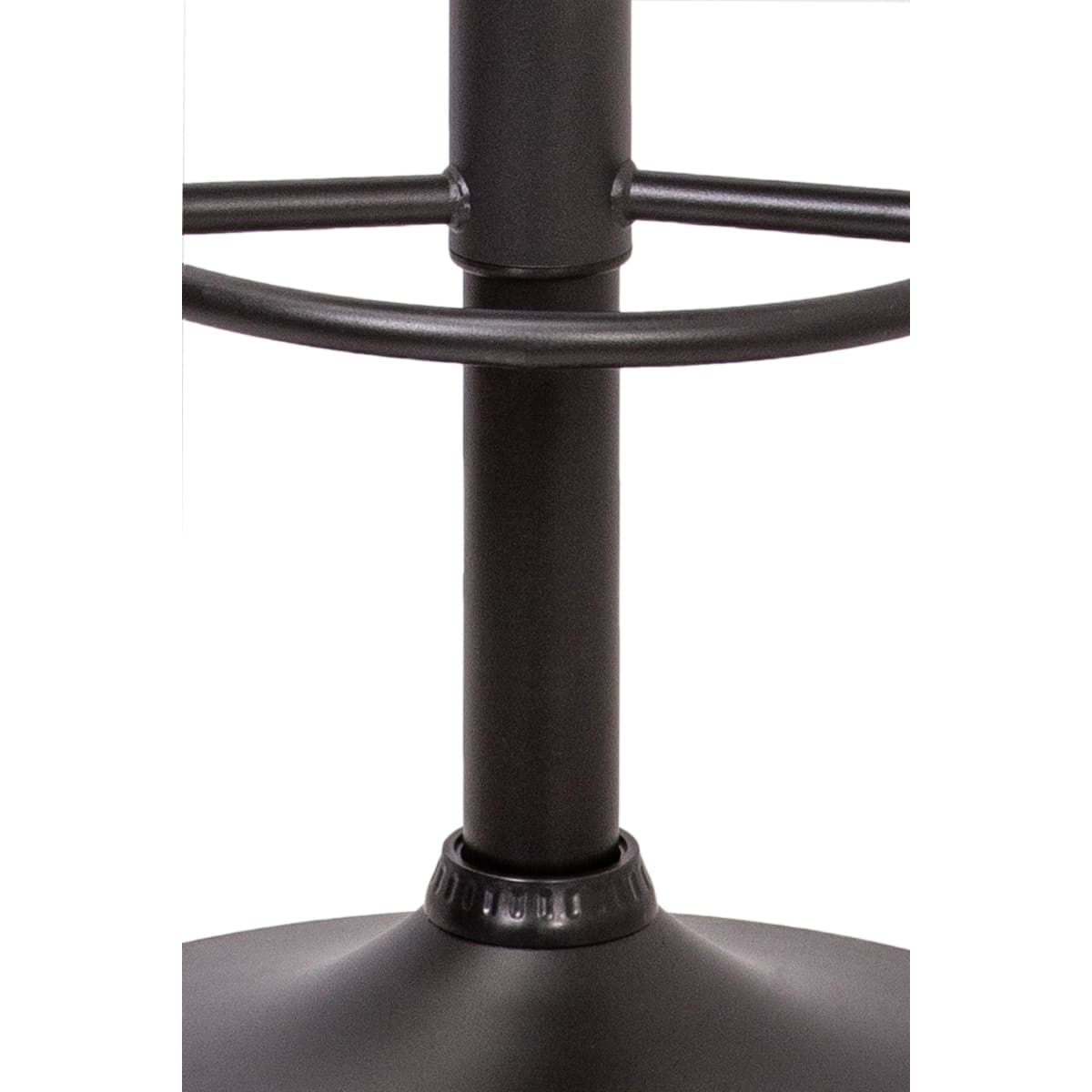 Стул барный BEN, ткань, серый/черный