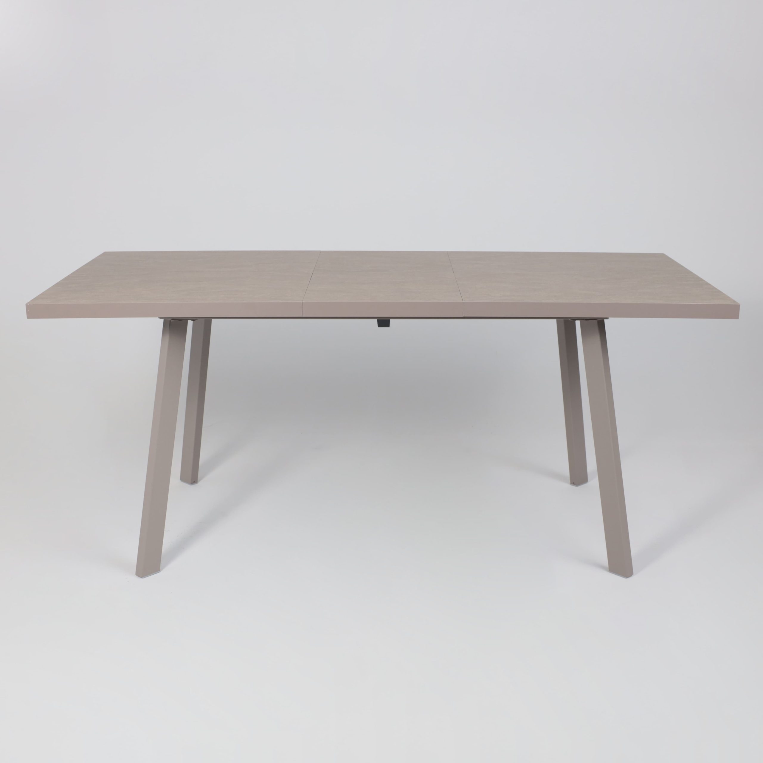 Стол BORG-140, раздвижной 140(180)х85, Бежевый камень-HPL/Капучино