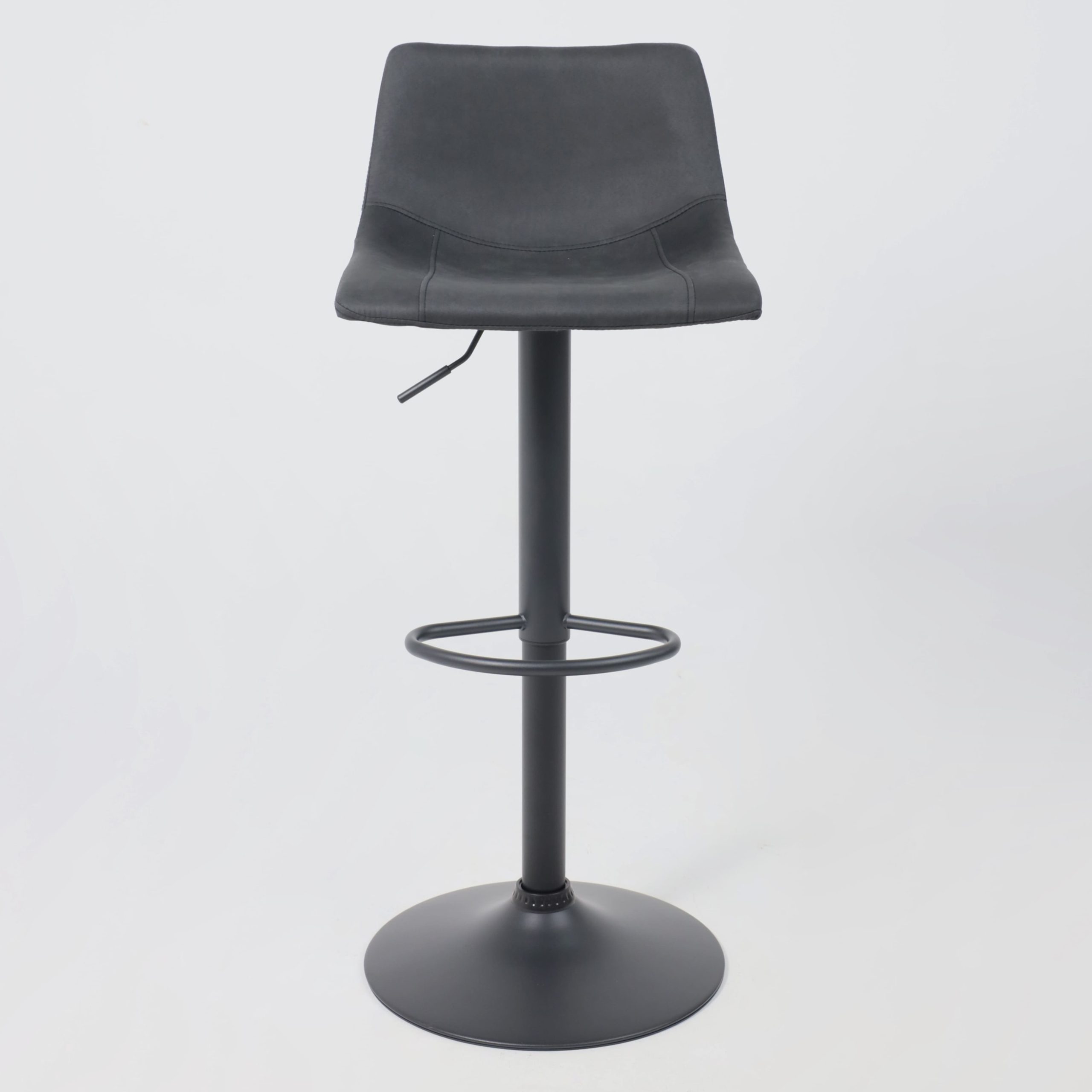 Стул барный BEN, ткань,  черный/черный