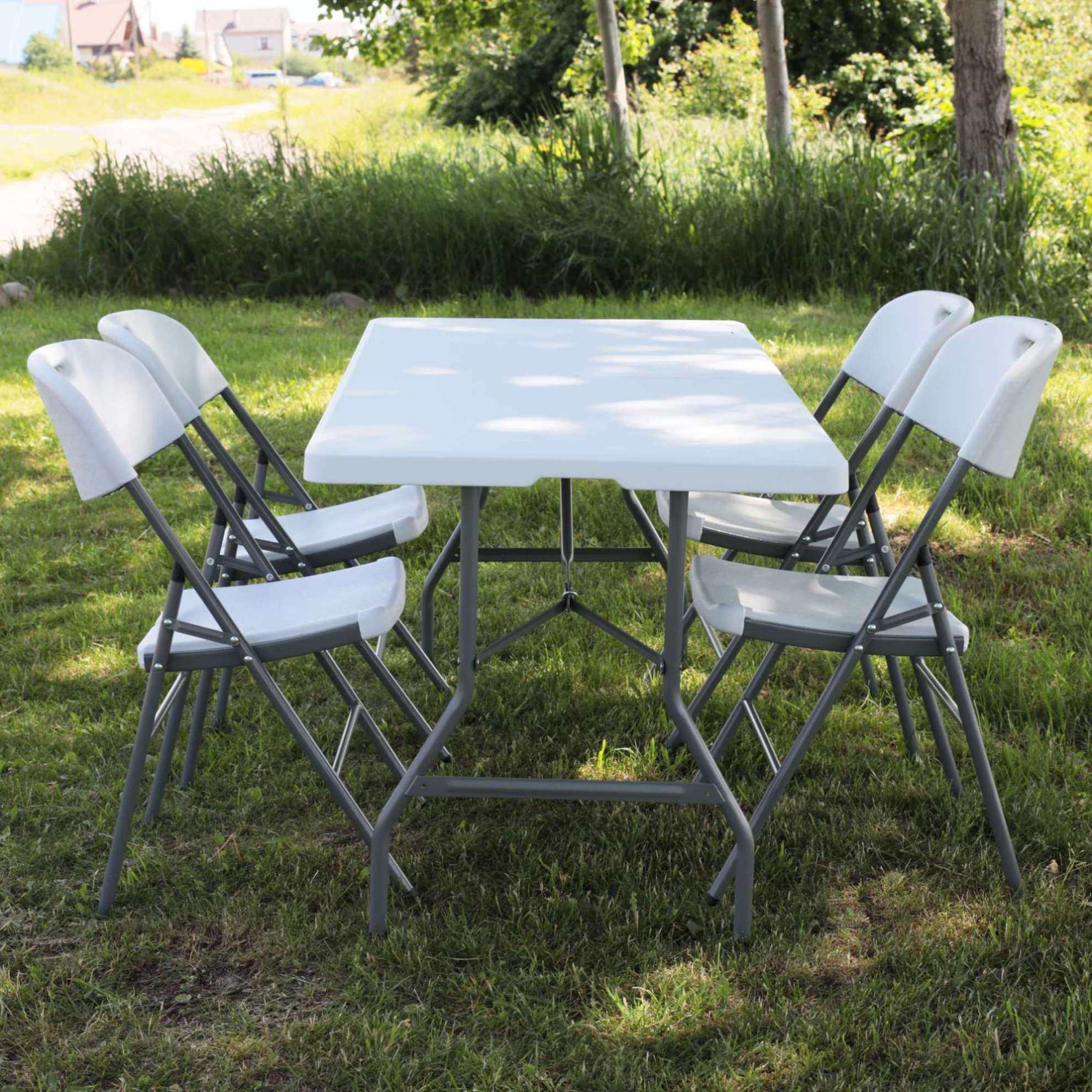 Стол складной 180*75,5*73, белый