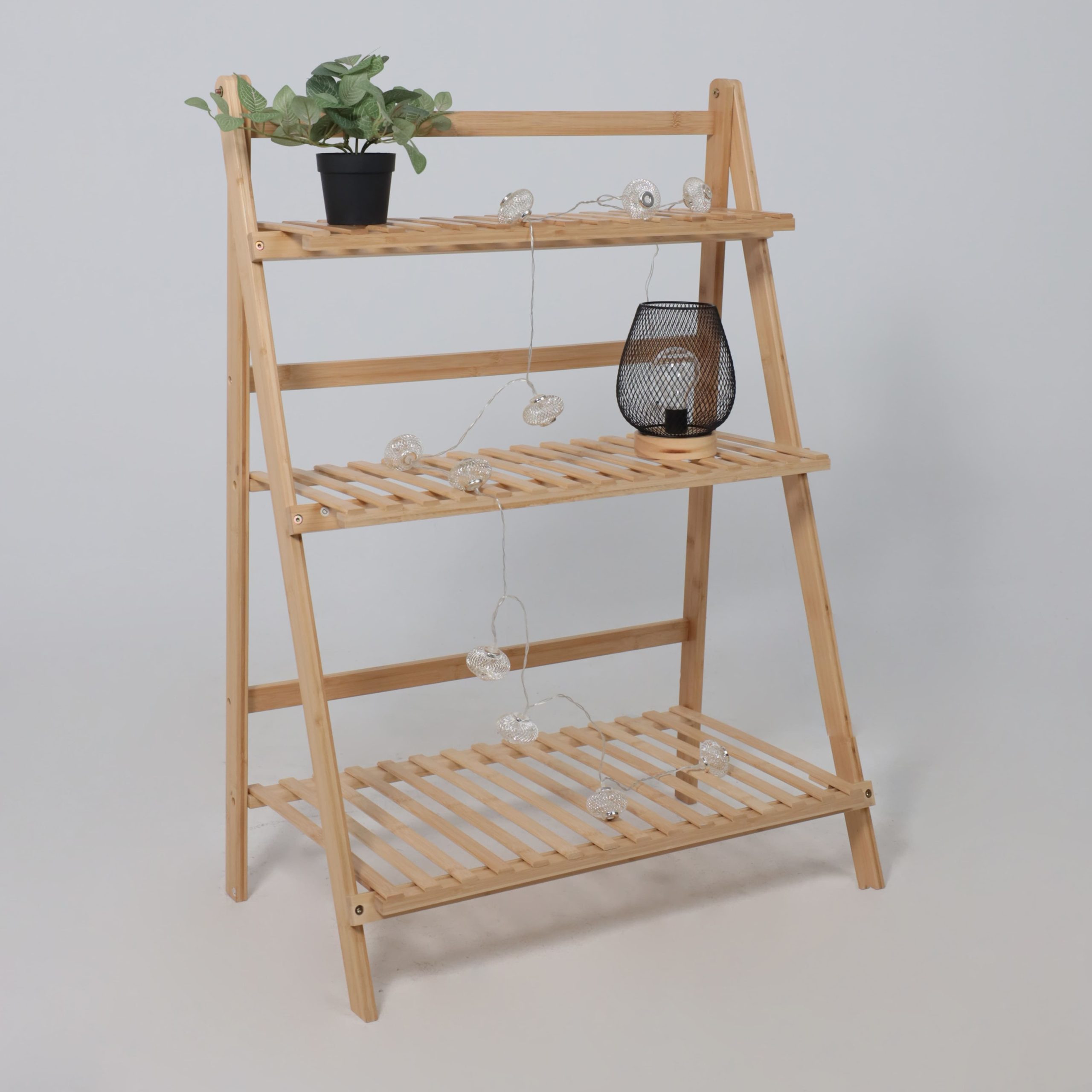 Светодиодная гирлянда AKS тип 3 ( Фонарики 10LED, 1.65м,  2АА )