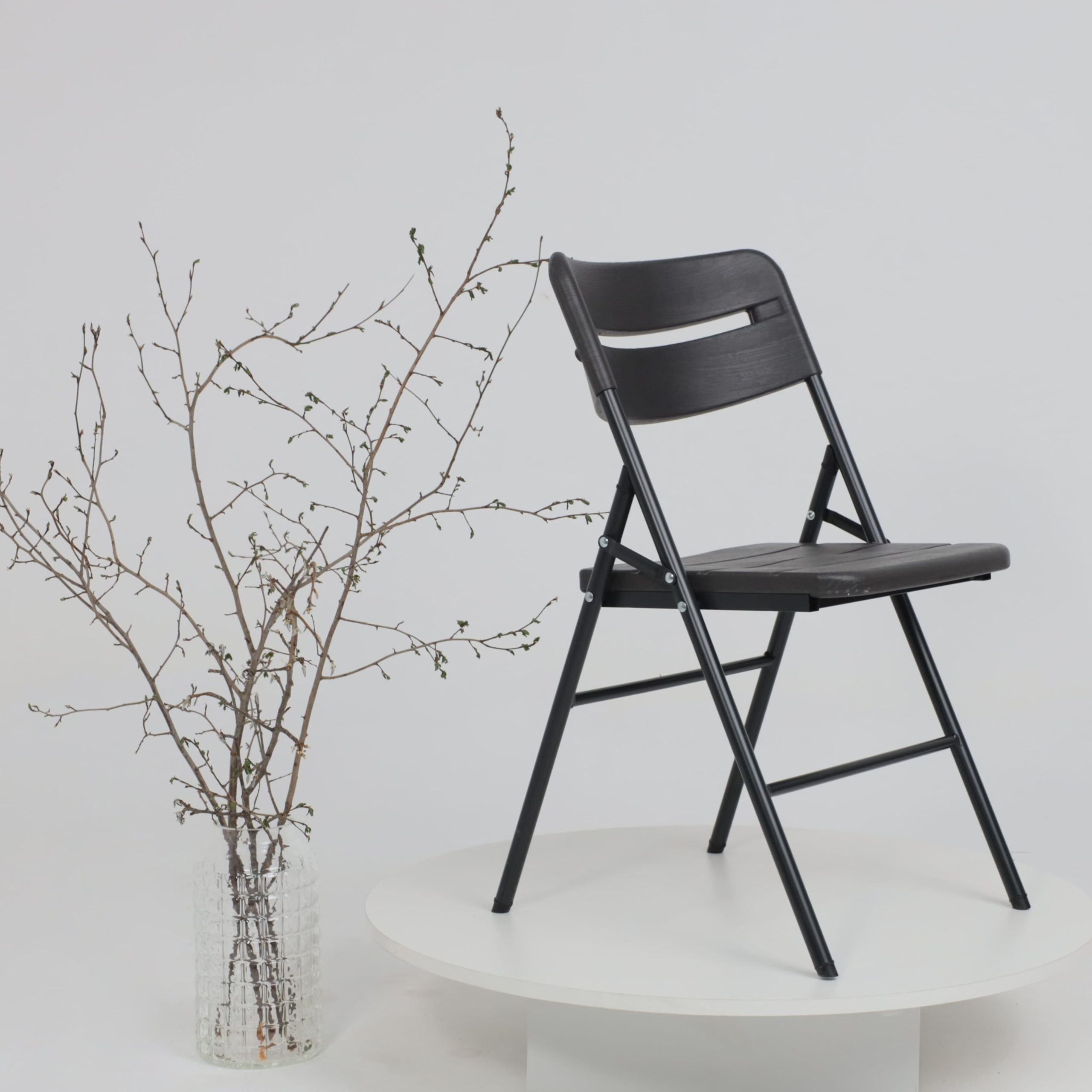 Стул складной 45*49*78, темно-серый