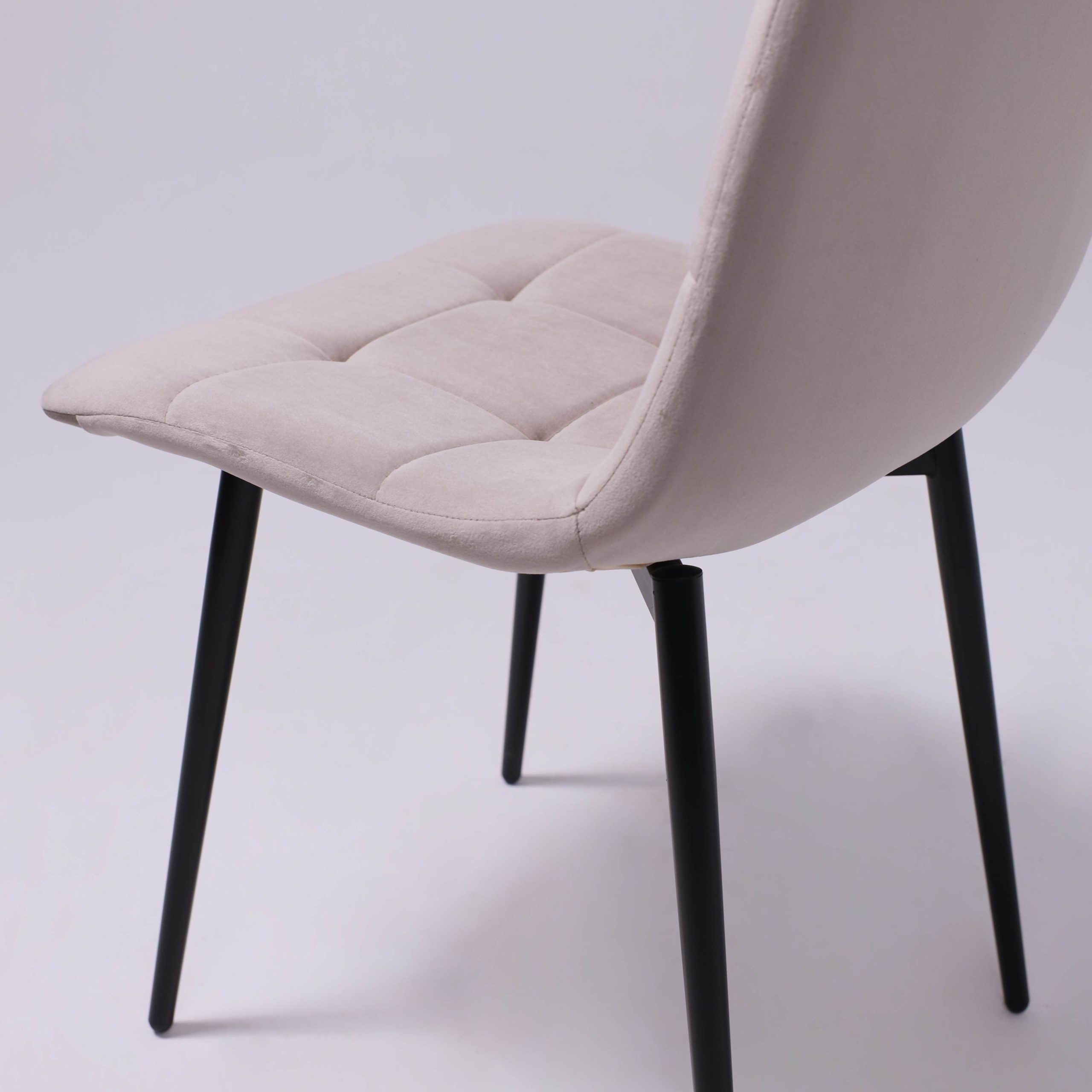 Стул AV 406-N, бежевый бархат Confetti smoke/черный