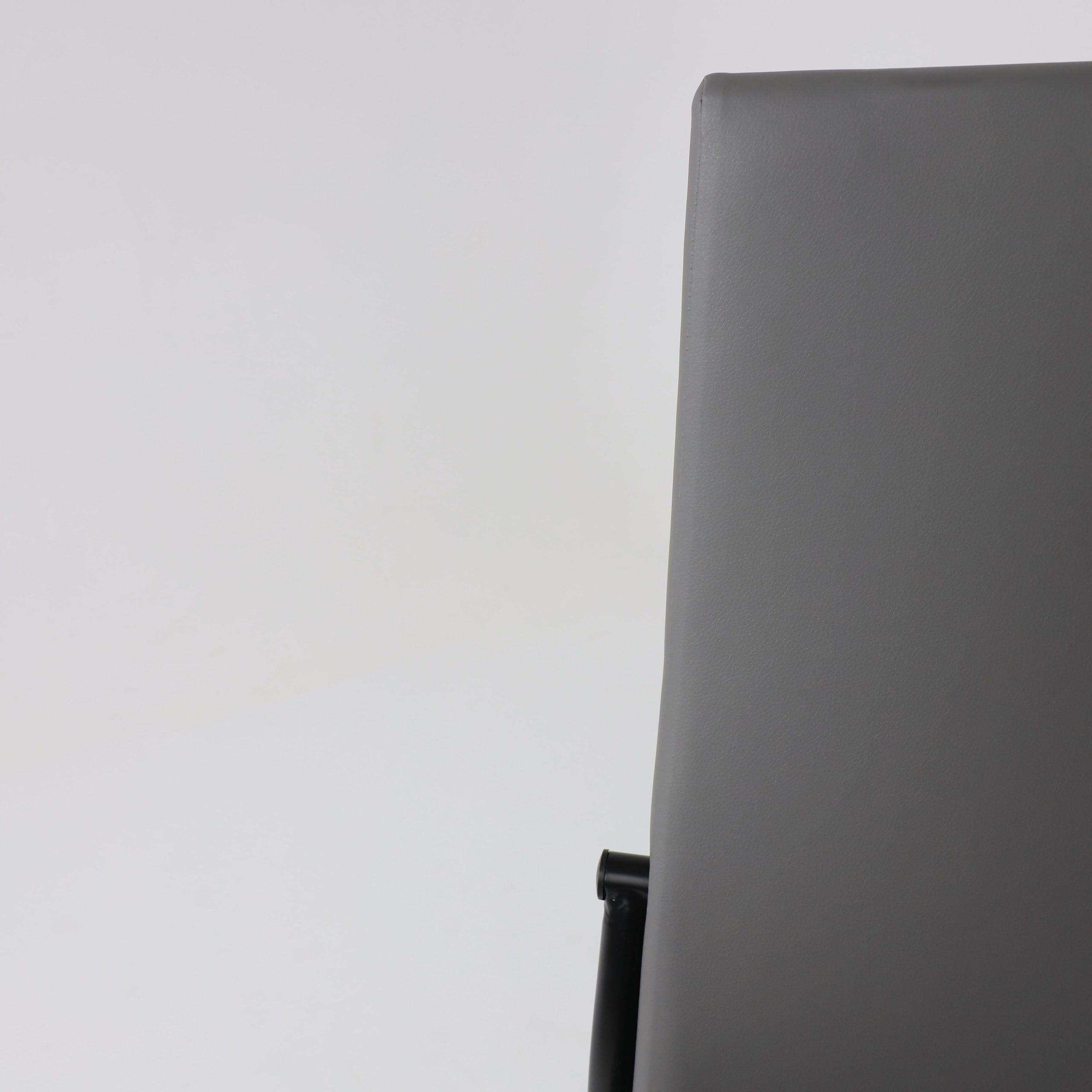 Стул DENVER, экокожа, серый PU 611/черный