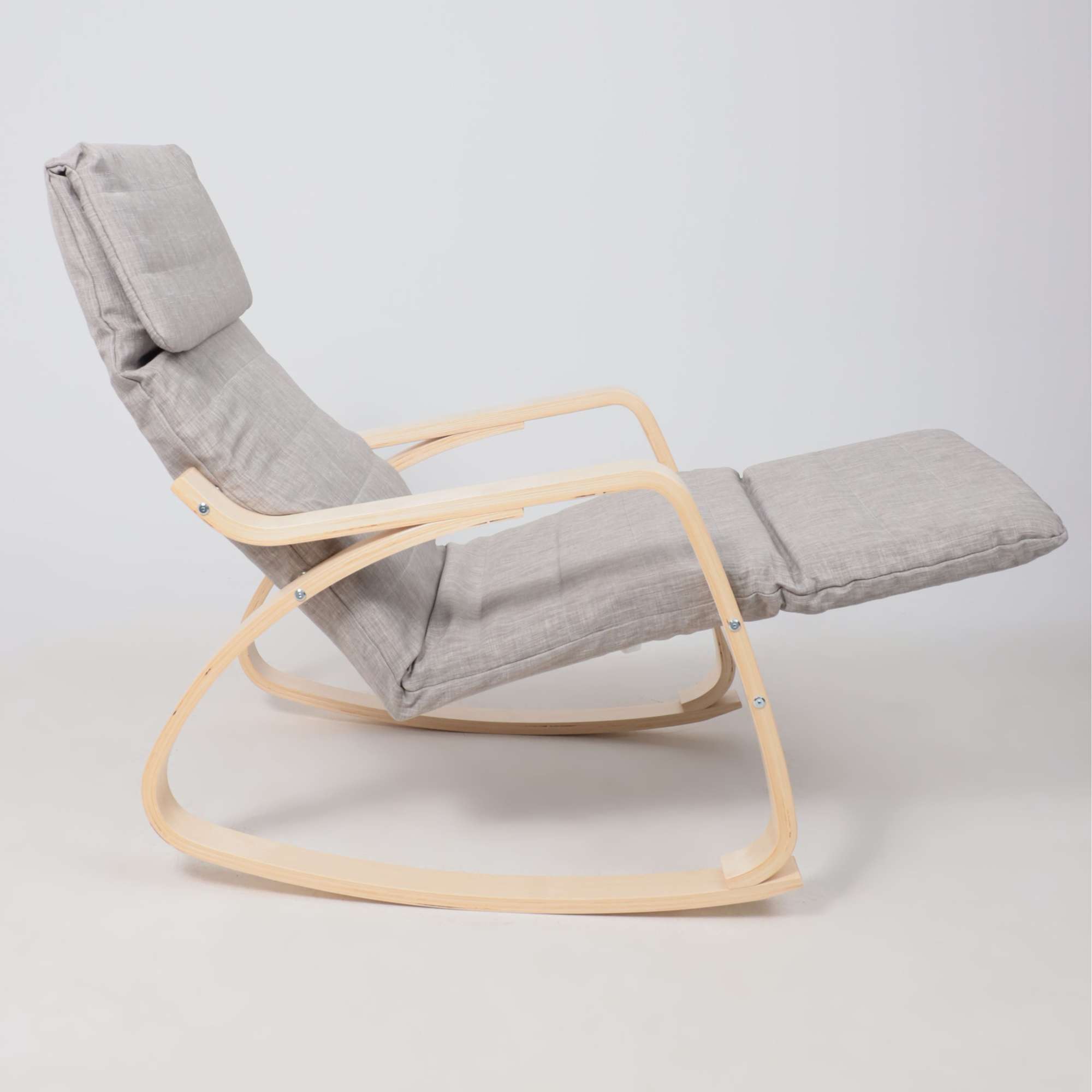 Кресло-качалка SMART, ткань, серый Gray-L