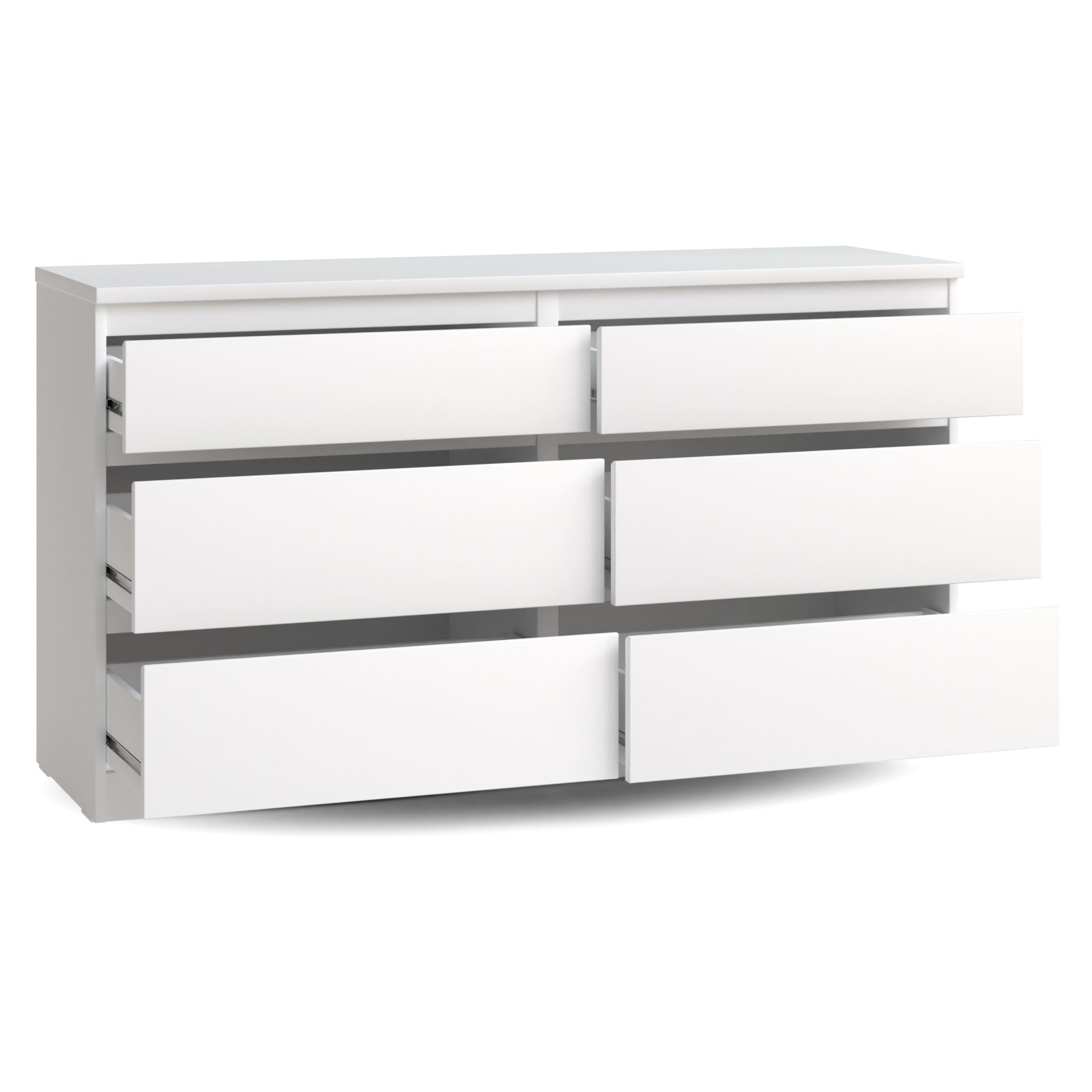 Комод КАСТОР 6 ящиков, белый (2.03.02.080.1 RU)