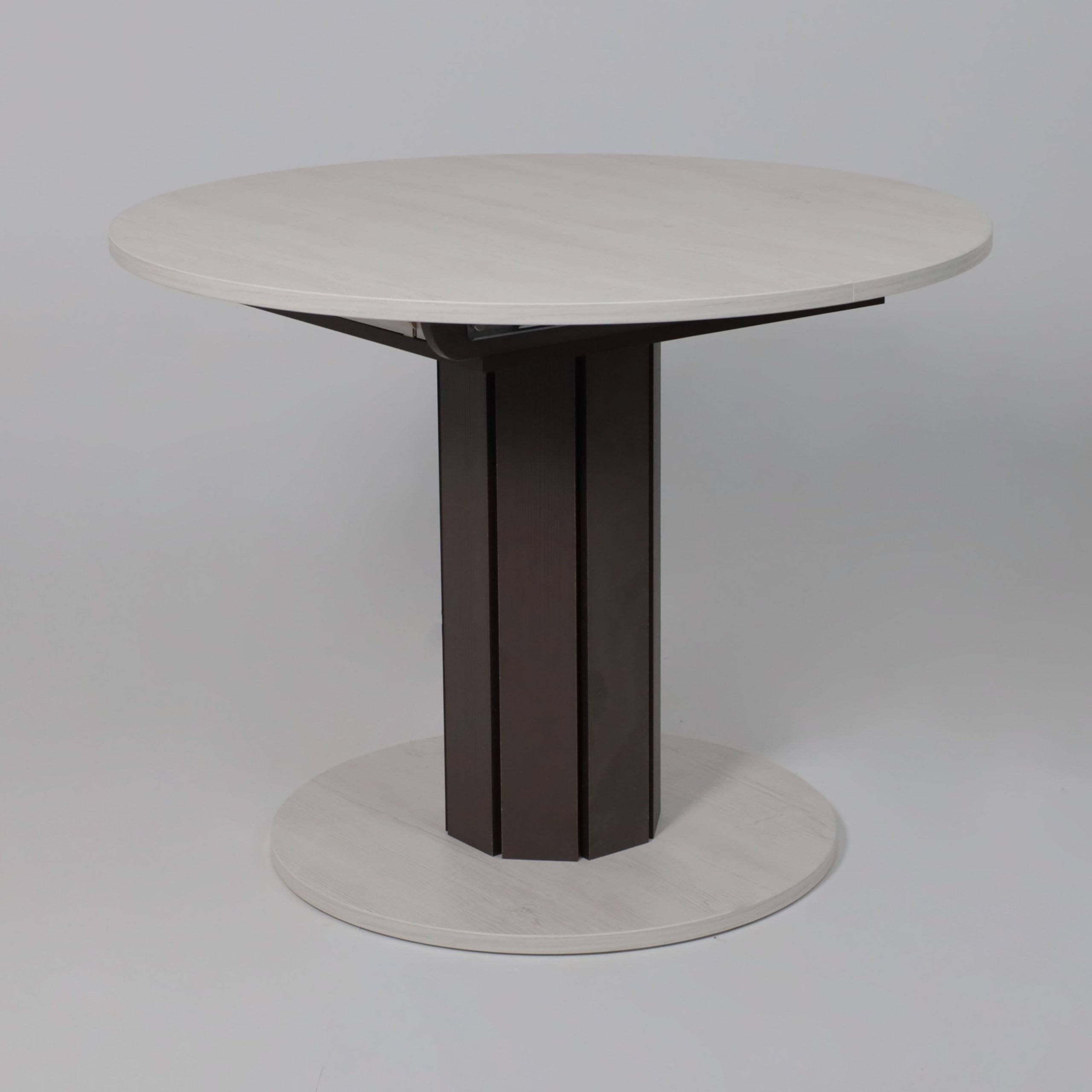 Стол раздвижной на опоре ONTARIO,1000(1300)*760*1000, (сосна каньон/коричневый)