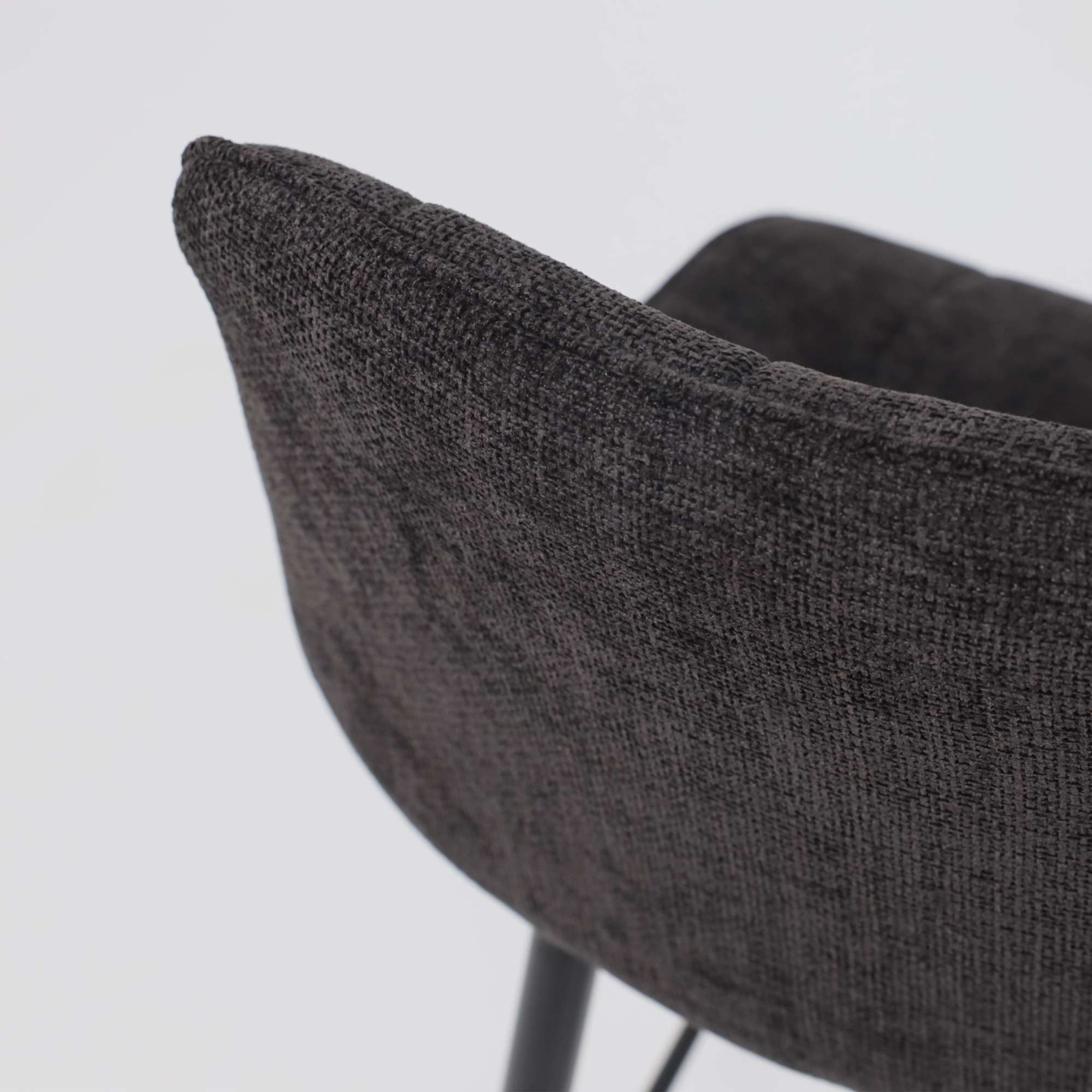 Стул BARON, барный, черный микровелюр CD2302-29/черный