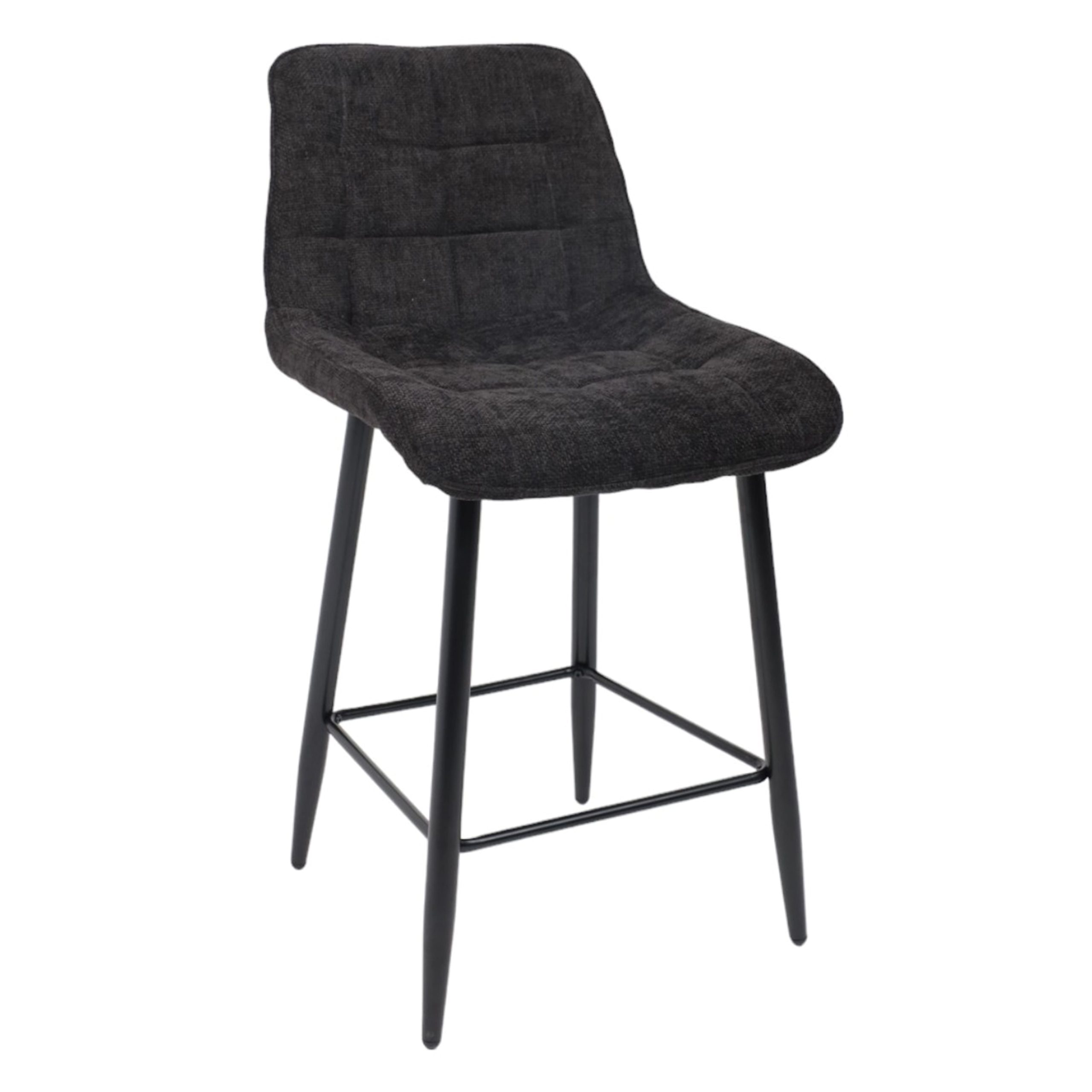 Стул BARON, барный, черный микровелюр CD2302-29/черный