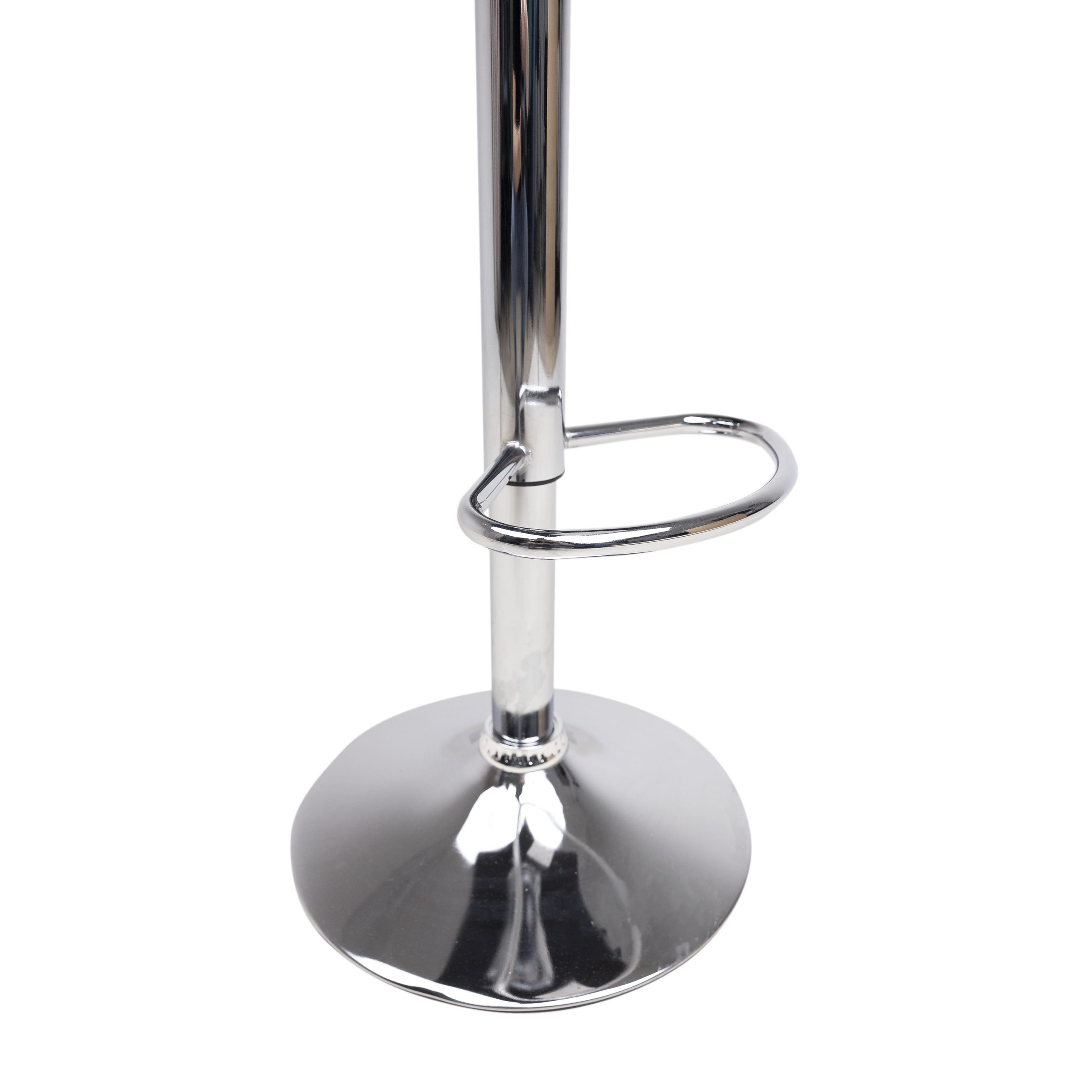 Стул барный DARSY, экокожа, черный/хром