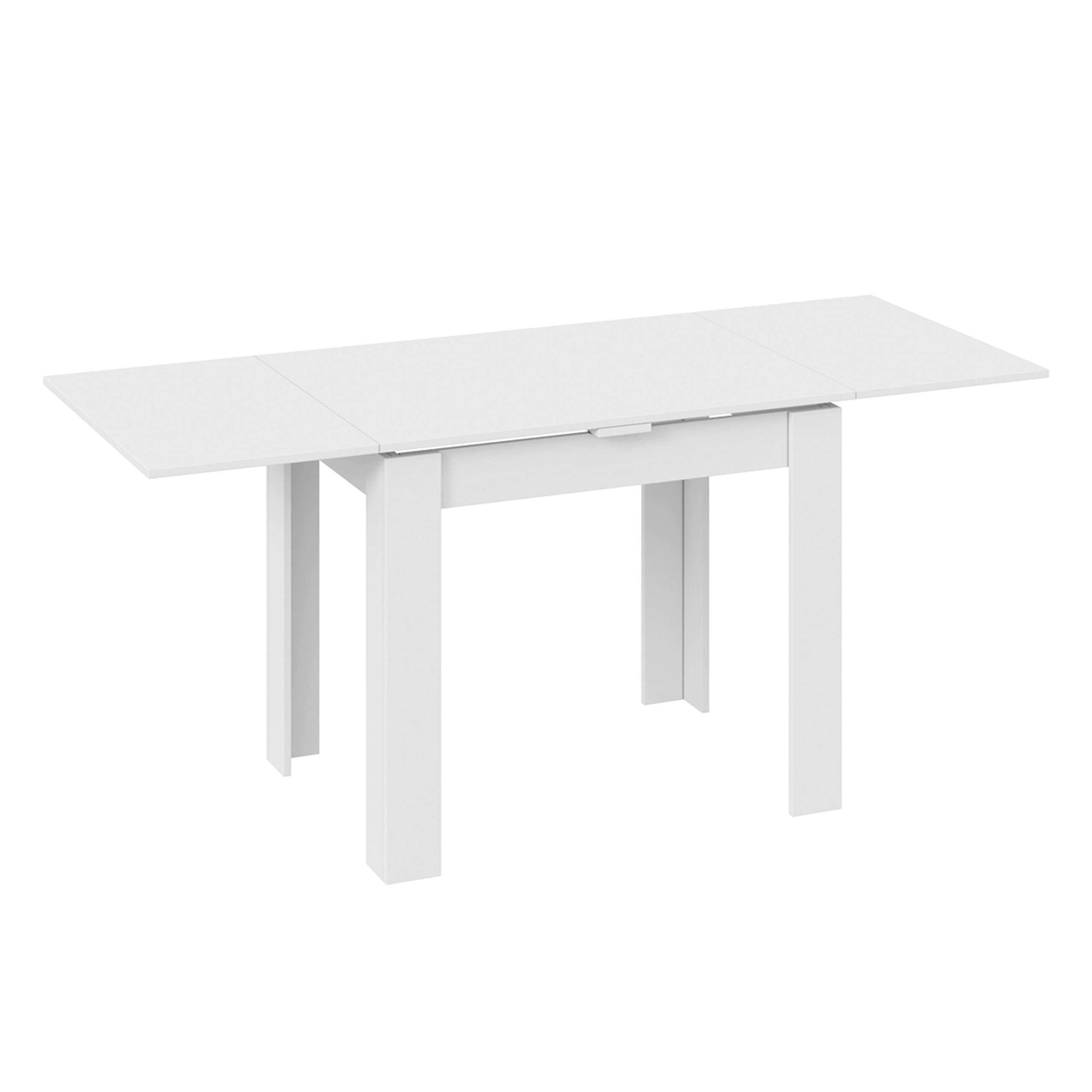 Стол раздвижной ПРОМО Тип 3, 900(1698)*670, белый/белый