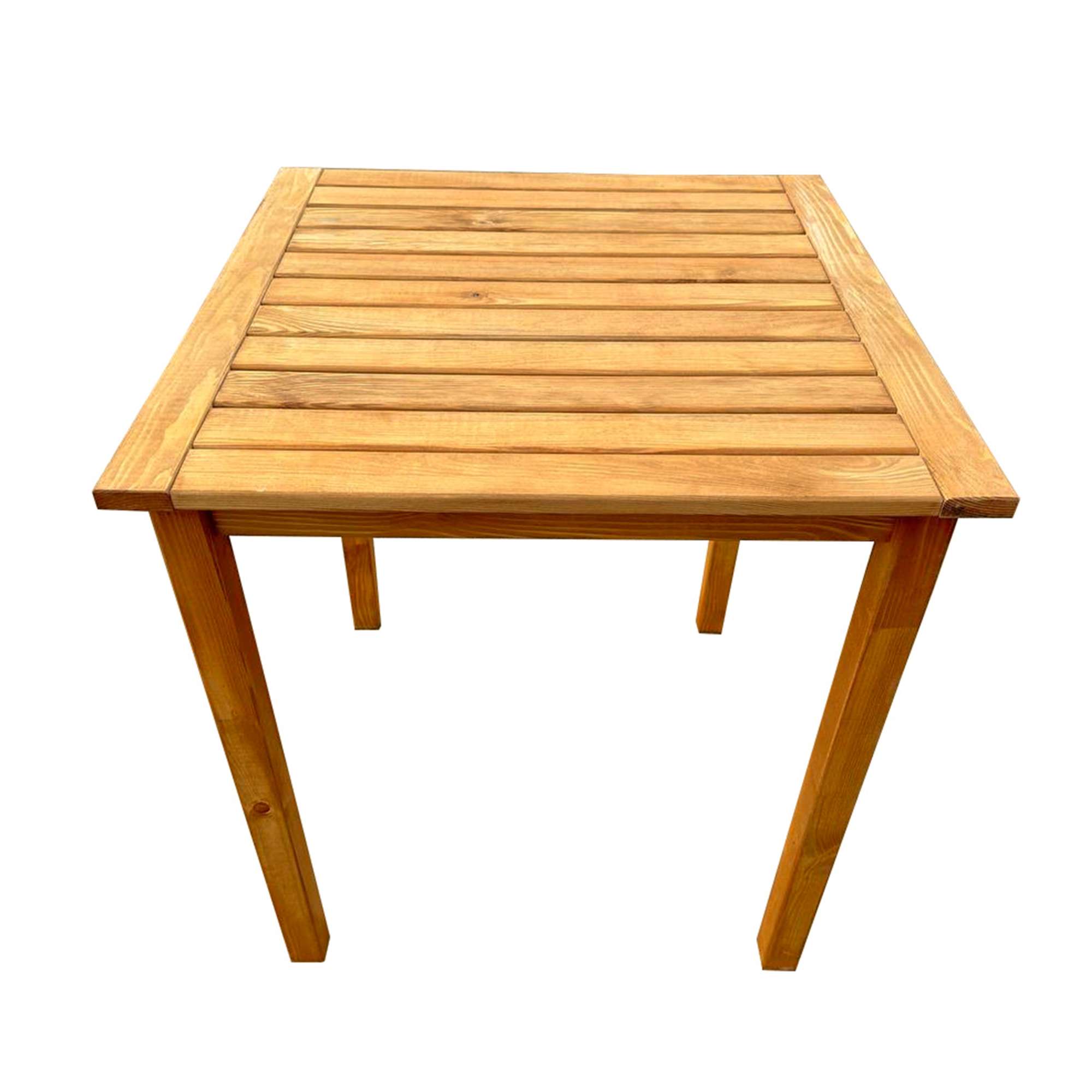 Стол стационарный 70*70см DYATEL, сосна (цвет дуб)