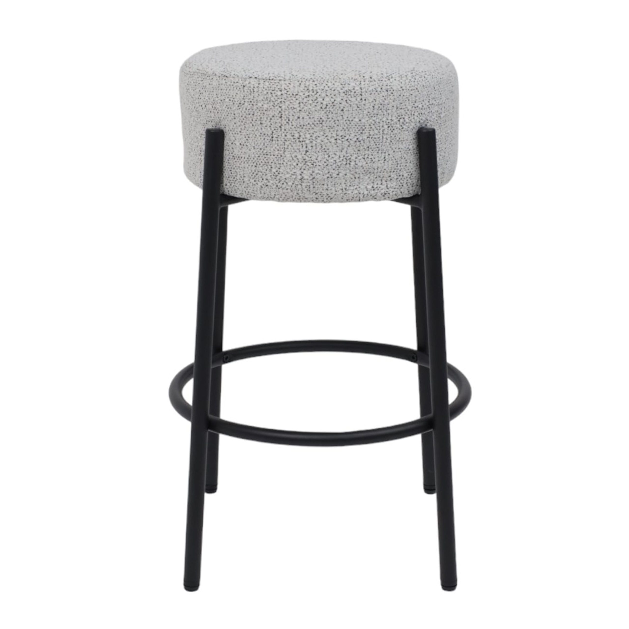 Стул барный BOB, серый лен AJ3013-1/черный