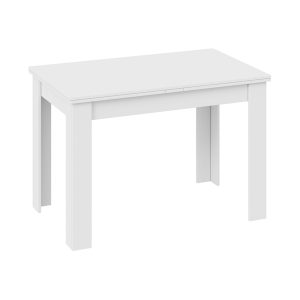 Стол раздвижной ПРОМО Тип 4, 1100(2098)*670, белый/белый