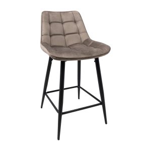 Стул LINX, полубарный, бежевый велюр G062-13/черный