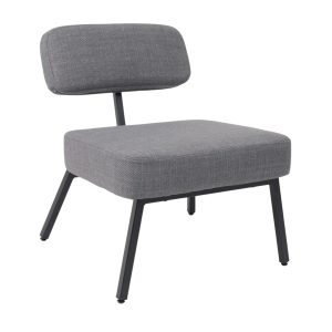 Кресло ASPEN, серая рогожка BJORN 13/черный