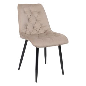 Стул ASTRA, 2, бежевый велюр HLR-08/черный