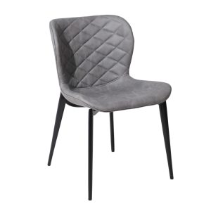 Стул AV 470, темно-серая замша Kiprus 10/черный