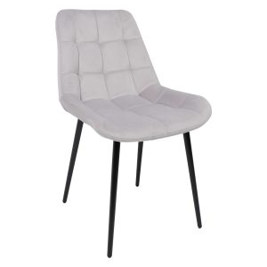 Стул AV 405, светло-серый бархат Н-09/черный