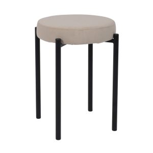 Табурет BOB, b03 CREAM LUXчерный