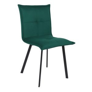 Кресло РУБИК U, Velutto 33 темно-зеленый велюр/черный