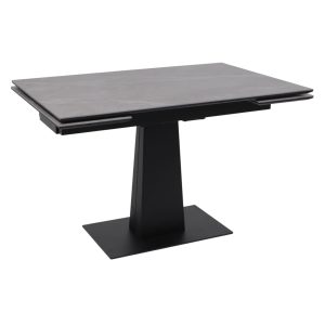 Стол AV 2119, МДФ+керамика, раздвижной 1200 (1800)*800 серый, матовый LARKA GREY/черный