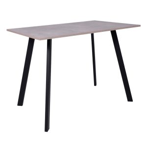 Стол SOLO 102*67, Бетон/черный