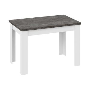 Стол раздвижной ПРОМО Тип 4, 1100(2098)*670, ателье темный/белый