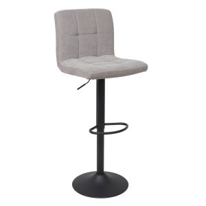 Стул барный LOGOS, серый шенилл Ote Canna 452/черный
