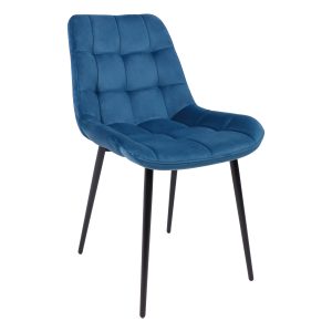 Стул AV 405, синий бархат H-58/черный