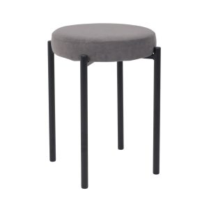 Табурет BOB, b28 ANTRACITE LUXчерный