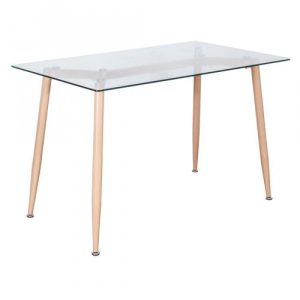 Стол GERDA, 120*70*75, стекло/металл