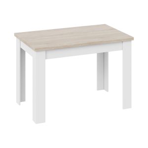 Стол раздвижной ПРОМО Тип 4, 1100(2098)*670, дуб сонома/белый