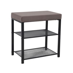 Банкетка ТОРОНТО 13S, серый/черный