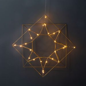 Светодиодный декор AKS тип 5 ( Солнце 35.5х5х35см 26LED, 3АА )