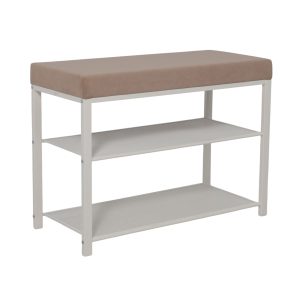 Банкетка ТОРОНТО 23S, бежевый/белый