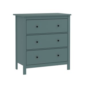 Комод САГА 3 ящика, темно-бирюзовый (2.08.02.020.6 RU)