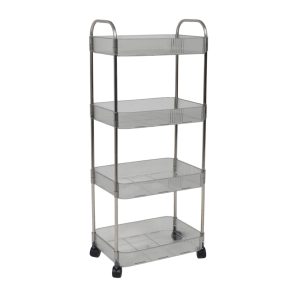Этажерка FOKA, прозрачный дымчатый