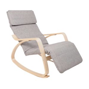 Кресло-качалка SMART, ткань, серый Gray-L
