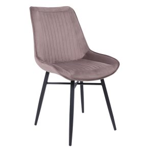 Стул Devis, бежевый велюр Bluvel 38/черный