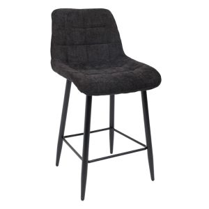 Стул BARON, барный, черный микровелюр CD2302-29/черный